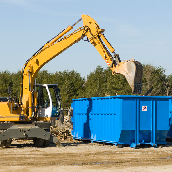 are there any restrictions on where a residential dumpster can be placed in Cherokee OK